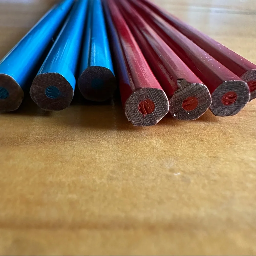 NOS Vintage 80s Eagle Verithin chemo-sealed colored pencils lot